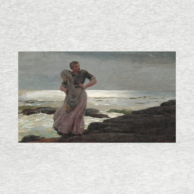 A Light on the Sea by Winslow Homer by Classic Art Stall